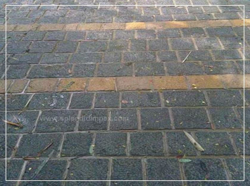 Jet Black Block Paving