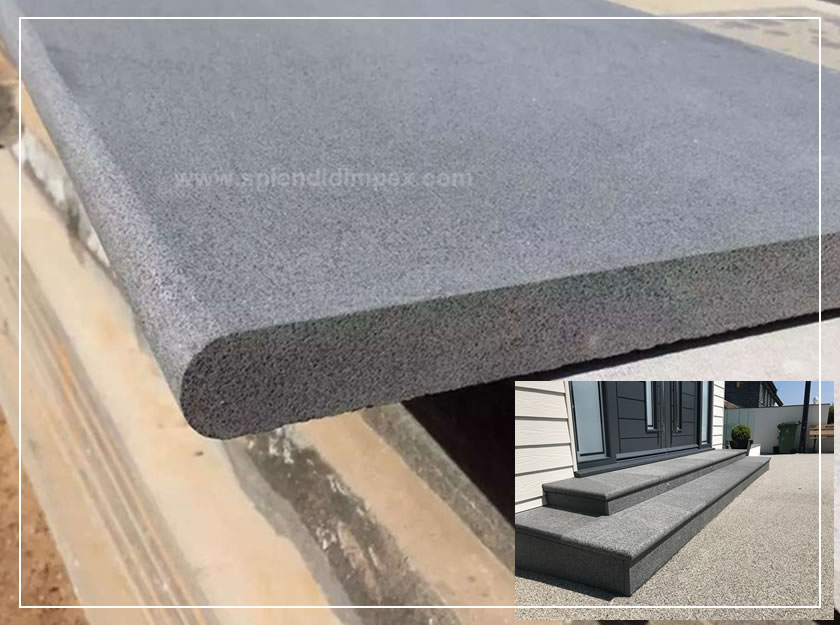 Jet Black Steps & Coping