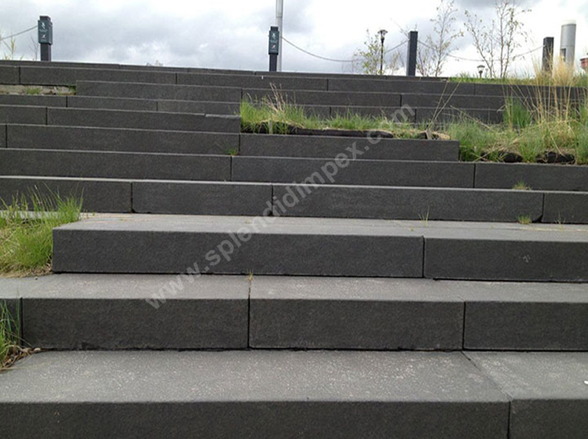Jet Black Steps & Coping