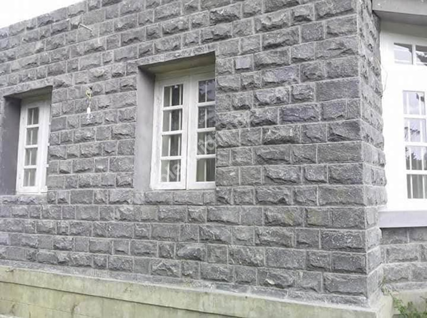Jet Black Walling Stone