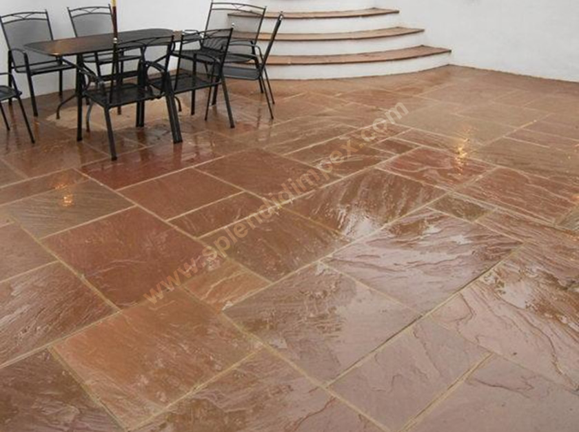 Autumn Brown Natural Paving