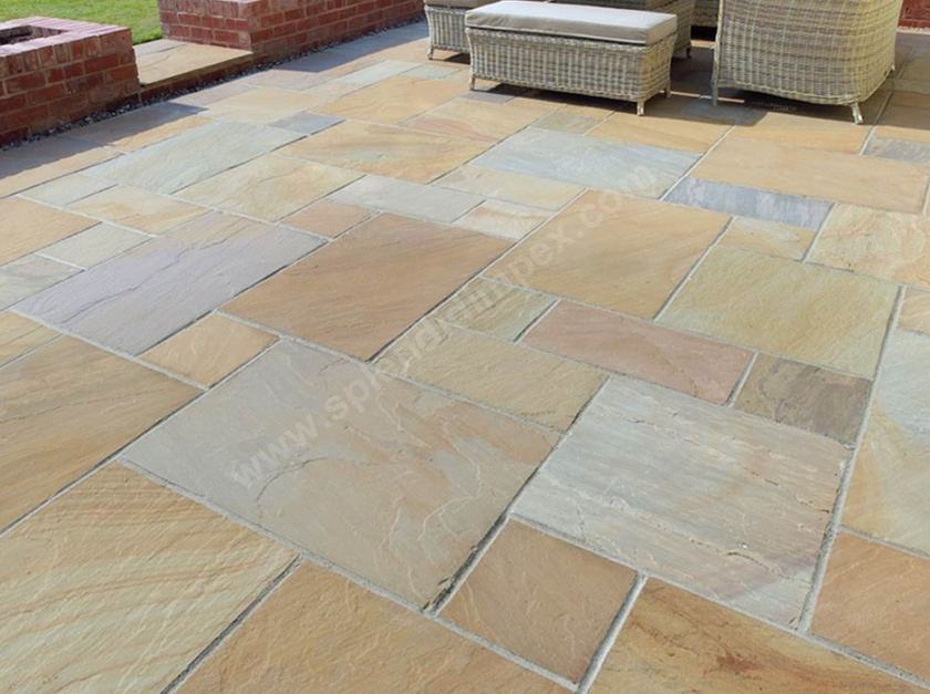 Buff Blend Natural Paving