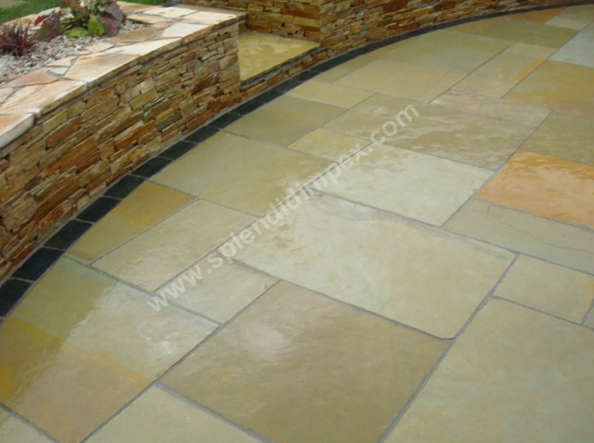 Tandur Yellow Limestone Natural Paving
